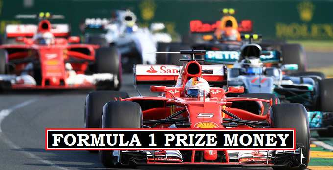 F1 2017 Prize Money