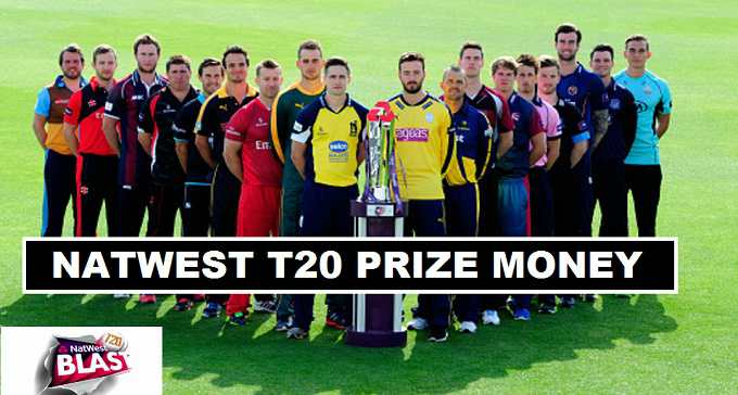 Natwest T20 Blast Winners Prize Money Share