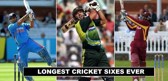 the biggest sixes ever hit in cricket