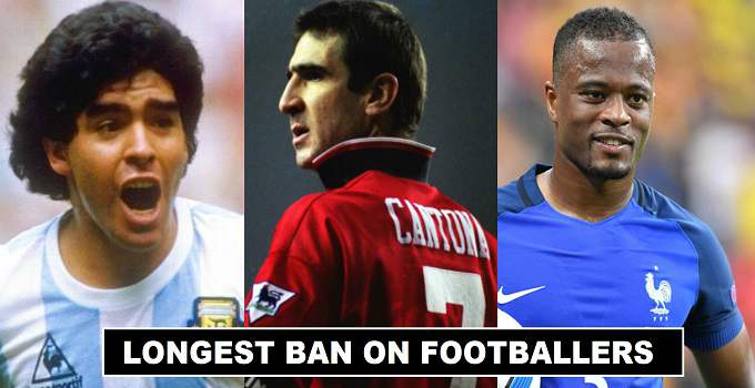 Football Players with Longest Bans History