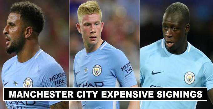 Manchester City Most expensive player signings in history
