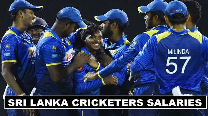 Sri Lanka cricket players salaries 2018