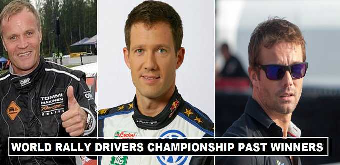 WRC Drivers Championship Past Winners 1973-2018