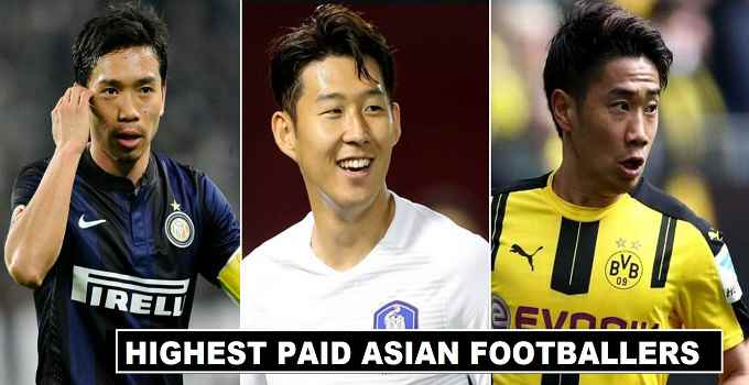 Highest Paid Asian Football Players 2018