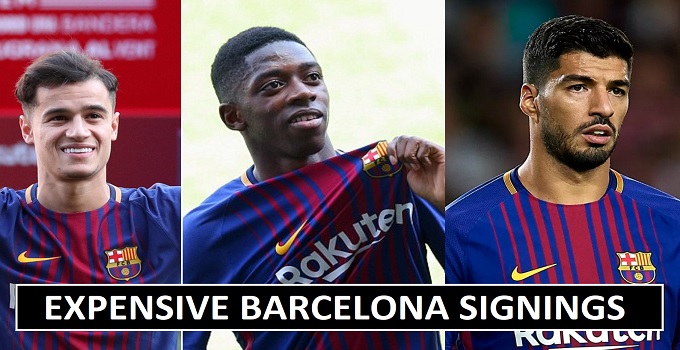Barcelona Most Expensive Signings 2018